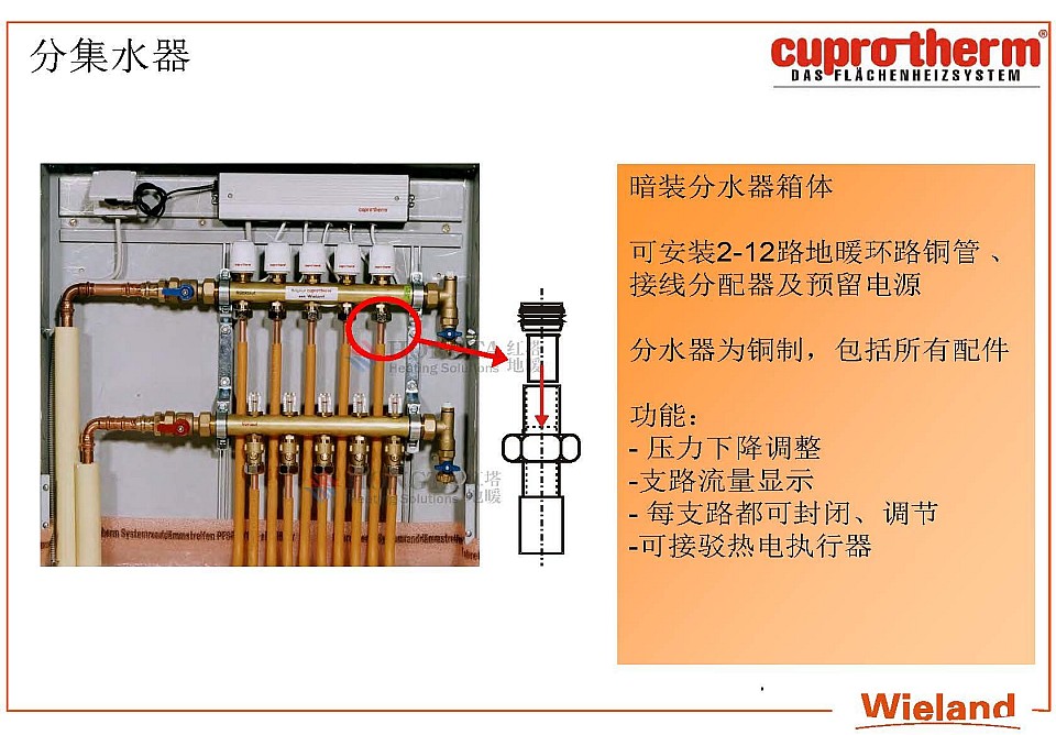 紫铜管地暖系统